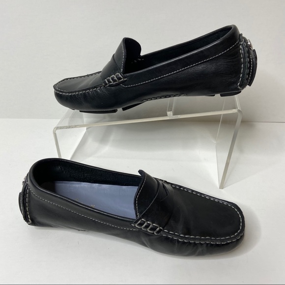 Cole Haan Black Trillby Driver Loafers 